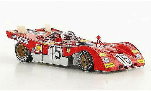 Ferrari 312 PB 1/43 Brumm No.15 J.Ickx / C.Regazzoni 1000Km Monza 1971 diecast model cars