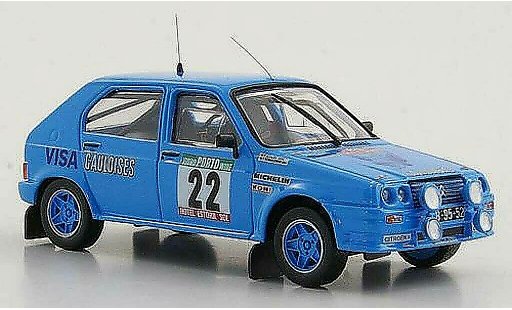 Citroen Visa Chrono 1/43 Mini Partes Gr.B No.22 F.Romaozinho / P.Almeida Rally Portugal 1983 diecast model cars
