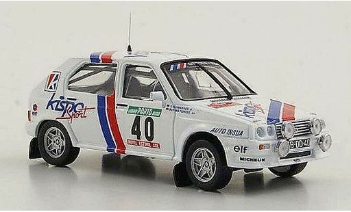 Citroen Visa Chrono 1/43 Mini Partes Gr.B No.40 R.Fontes / V.Guimaraes Rally Portugal 1983 diecast model cars