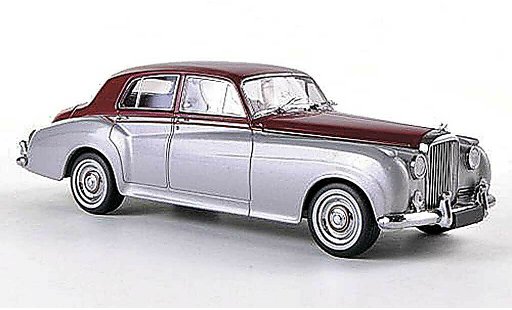 Bentley Continental berline 1/43 Minichamps S2 Standard Saloon grey/red RHD Sondermodell MCW 1960 diecast model cars
