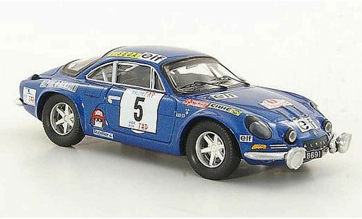 Alpine A110 1800s groupe 5 1/43 Trofeu No. J.L.Therier / J.Jaubert TAP Rally 1973 diecast model cars