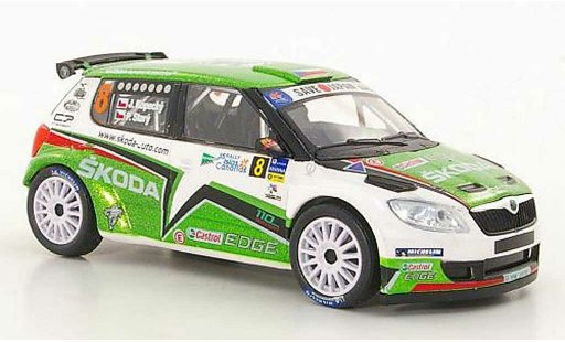 Skoda Fabia S2000 1/43 Abrex (FL 2010) No.8 J.Kopecky / P.Stary Rally Islas Canaria 2011 diecast model cars