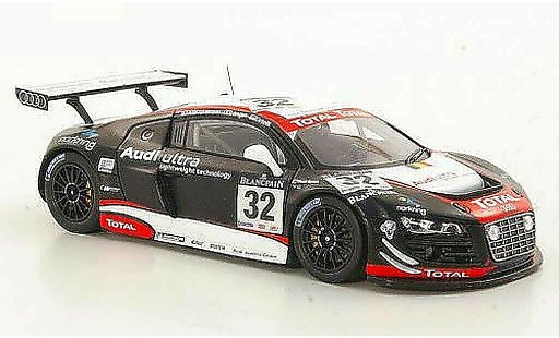 Audi R8 lms 1/43 Spark No.32 Belgian Club Albuquerque / Longin / Ortelli 24h Spa 2011 diecast model cars
