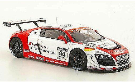 Audi R8 lms 1/43 Spark No.99 Sport Performance Cars Basseng / Haase / Stippler 24h Spa 2011 diecast model cars