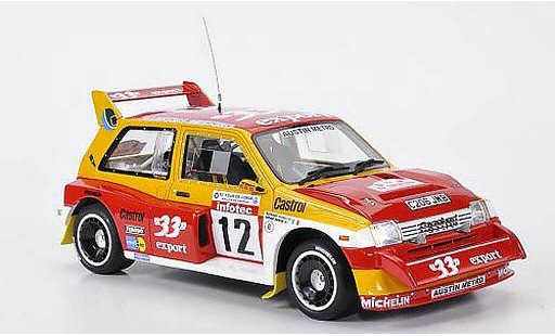 MG Metro 6R4 1/18 Ottomobile No.12 33 export D.Auriol/B.Occelli Rally Frankreich 1986 diecast model cars
