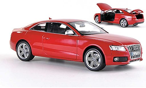 Audi S5 coupe 1/18 Norev red 2009 diecast model cars