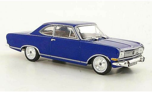 Opel Rekord B 1/43 Hachette Coupe blue (ohne Magazin) 1965 diecast model cars