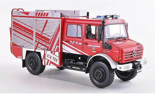 Mercedes Unimog U300-U5023 1/43 Norev U5000 TLF-A 1000 Freiwillige Fire brigade St. Ilgen 2005 diecast model cars