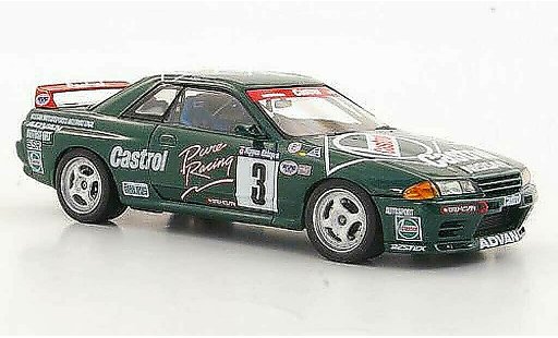 Nissan Skyline R32 1/43 HPI GT-R No.3 Castrol H.Fukuyama / A.Iida N1 1992 diecast model cars
