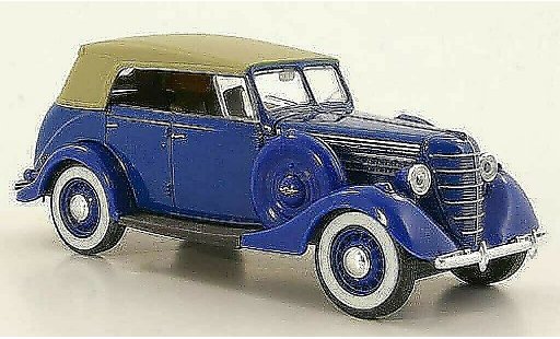 Gaz 11-40 Ferm&Atilde;&copy; 1/43 Nash Avtoprom blue closedes hood diecast model cars
