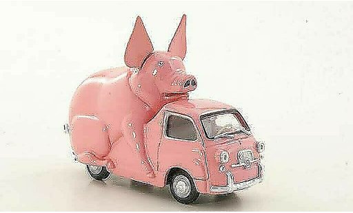 Fiat 600 Multipla 1/43 Brumm D Schwein Spardose diecast model cars