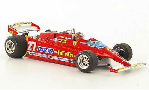 Ferrari 126 CK 1/43 Brumm Turbo No.27 G.Villeneuve GP USA West diecast model cars