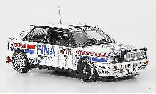 Lancia Delta HF Integrale 16V 1/43 HPI Intregrale No.7 Fina Cerrato/Cerri Rally San Remo 1991 diecast model cars