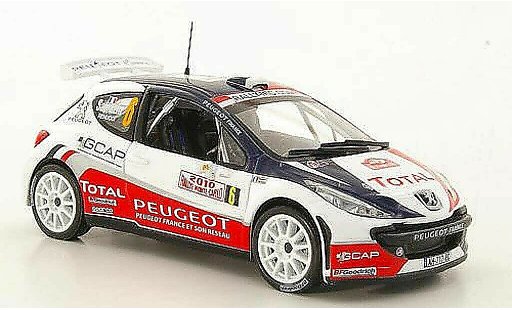 Peugeot 207 S2000 1/43 Hachette No.6 Total S.Sarrazin / J.-J.Renucci Rally Monte Carlo 2010 diecast model cars
