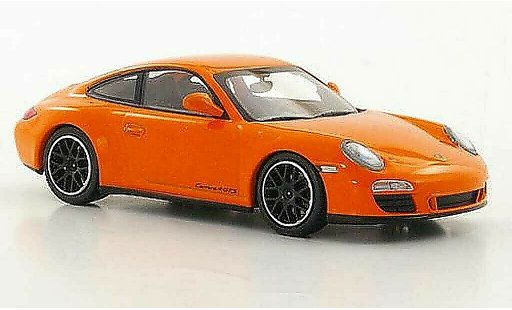 Porsche 911 GTS 1/43 Minichamps Carrera 4 orange 2010 diecast model cars