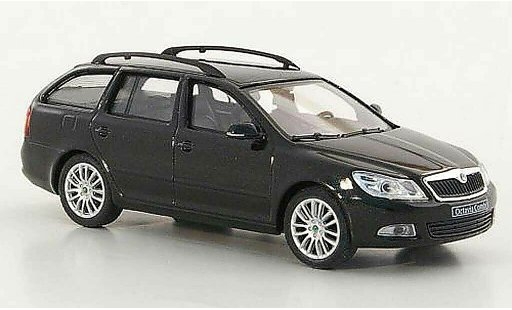Skoda Octavia Combi 1/43 Abrex II black 2008 diecast model cars
