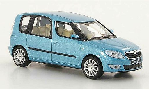 Skoda Roomster Base 1/43 Abrex blue 2010 diecast model cars