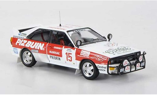 Audi Quattro rallye 1/43 Trofeu No.15 Piz Buin F.Wurz / C.Brandstetter Safari Rally 1984 diecast model cars