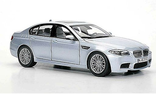 Bmw M5 berline 1/18 Paragon F10 grey metallisee blue 2012 diecast model cars