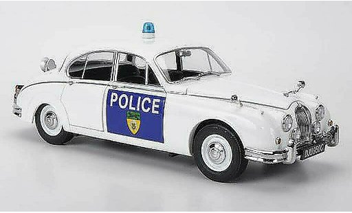 Jaguar MK 2 1/18 Model Icons Leicestershire & Rutland Constabulary Police (GB) RHD 1965 diecast model cars