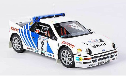 Ford RS 200 Rally 1/43 HPI No.2 Pirelli S.Blomqvist / B.Berglund Acropolis 1986 diecast model cars