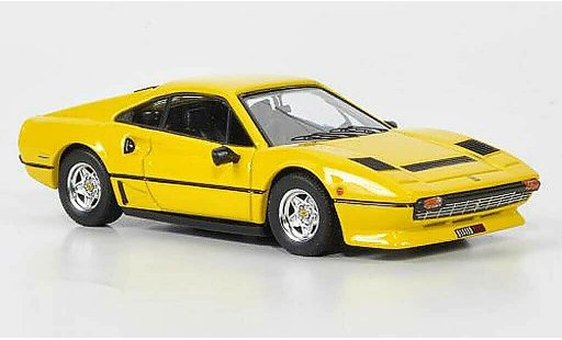 Ferrari 208 GTB 1/43 Best Turbo yellow 1982 diecast model cars
