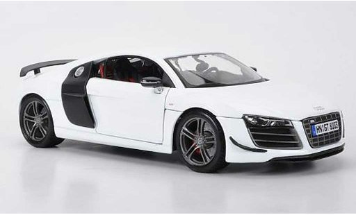 Audi R8 gt 1/18 Maisto white/Carbonoptik diecast model cars