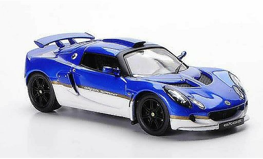 Lotus Exige Sprint 1/43 IXO blue/white LHD 2006 diecast model cars