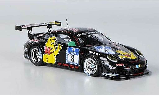 Porsche 911 GT3 1/43 Spark R 2011 No.8 Haribo 24h Nurburgring diecast model cars