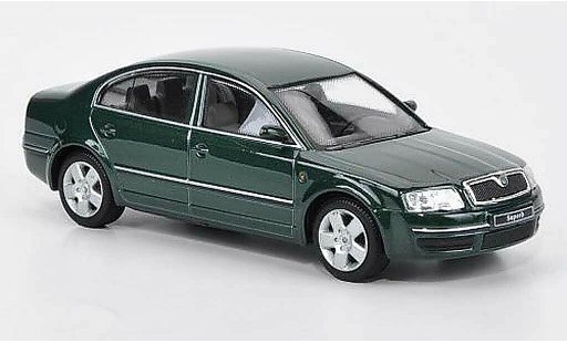 Skoda Superb Base 1/43 Abrex dkl.green diecast model cars