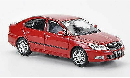 Skoda Octavia Base 1/43 Abrex red Corrida 2008 diecast model cars