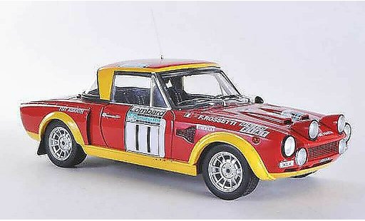 Fiat 124 Abarth 1/18 Sun Star Rally No.11 M.Verini / F.Rossetti RAC Rally 1975 diecast model cars