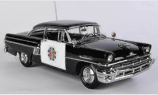 Mercury Montclair Hardtop 1/18 Sun Star Hard Top Police Car black/white 1956 diecast model cars