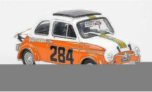 Fiat 695 Abarth SS 1/43 Brumm Meran 1973 No284 J?germeister Manapace 1973 diecast model cars