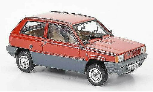 Fiat Panda 34/35 1/43 Brumm 35 red 1980 diecast model cars