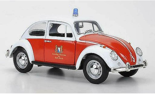 Volkswagen Kafer Base 1/18 Greenlight Fire brigade Zurich (CH) 1967 diecast model cars