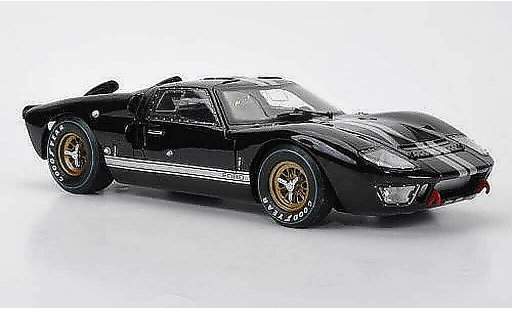 Ford GT40 Mk II 1/18 Shelby Collectibles GT 40 MkII black/grey metallisee 1966 diecast model cars