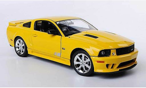 Saleen S281 E 1/18 Welly Mustang yellow diecast model cars