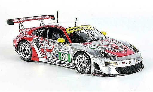 Porsche 911 GT3 RSR 1/43 Spark 2012 No.80 Flying Lizard Motorsports 24h Le Mans J.Bergmeister / M.Holzer / P.Long diecast model cars