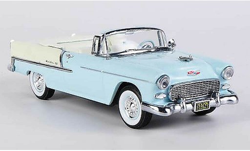 Chevrolet Bel Air Convertible 1/43 Vitesse 1955 blue diecast model cars