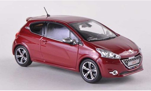 Peugeot 208 GTI 1/43 Norev red 3-Turer 2012 diecast model cars