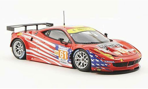 Ferrari 458 Italia GT2 1/43 Fujimi No.61 AF Corse-Waltrip 24h Le Mans 2012 diecast model cars