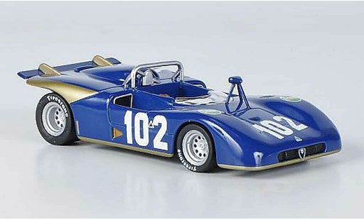 Alfa Romeo 33.3 prototipo 1/43 M4 1971 No.102 Coppa della Collina diecast model cars