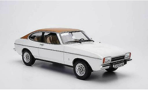 Ford Capri Ghia 3.0 1/18 Ottomobile Mk2 3.0L V6 white/brown diecast model cars