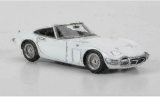 Toyota 2000 GT Roadster 1/43 HPI white RHD diecast model cars