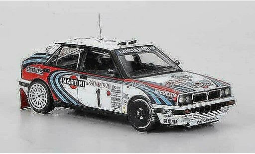 Lancia Delta HF Integrale 1/43 HPI 16V No.1 Martini M.Biasion / T.Siviero Rally Monte Carlo 1990 diecast model cars