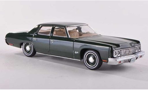 Chevrolet Bel Air Coupe 1/18 Premium X 1973 black-vert diecast model cars