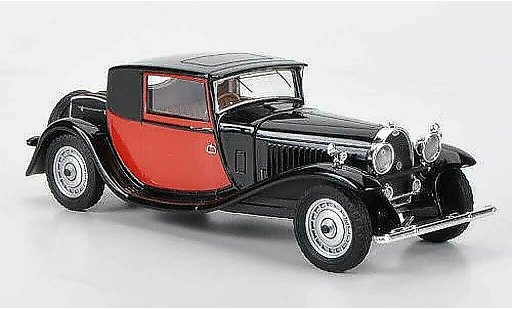Bugatti 46 coupe fiacre 1/43 Luxcar black/red 1929 diecast model cars
