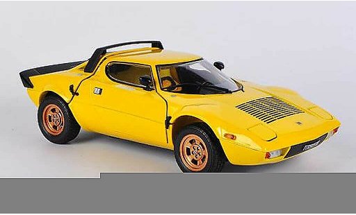 Lancia Stratos Base 1/18 Sun Star yellow 1975 diecast model cars