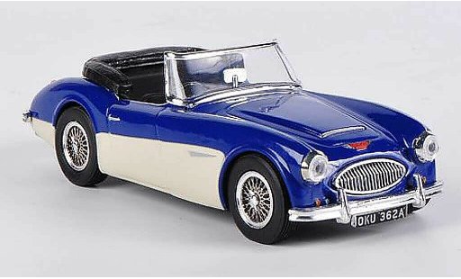Austin Healey 3000 roadster 1/43 Vitesse open Ozean blue/ivory diecast model cars